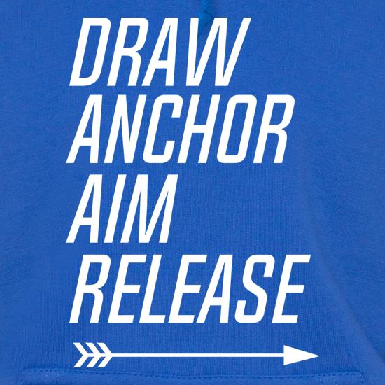 Draw, Anchor, Aim, Release t shirt
